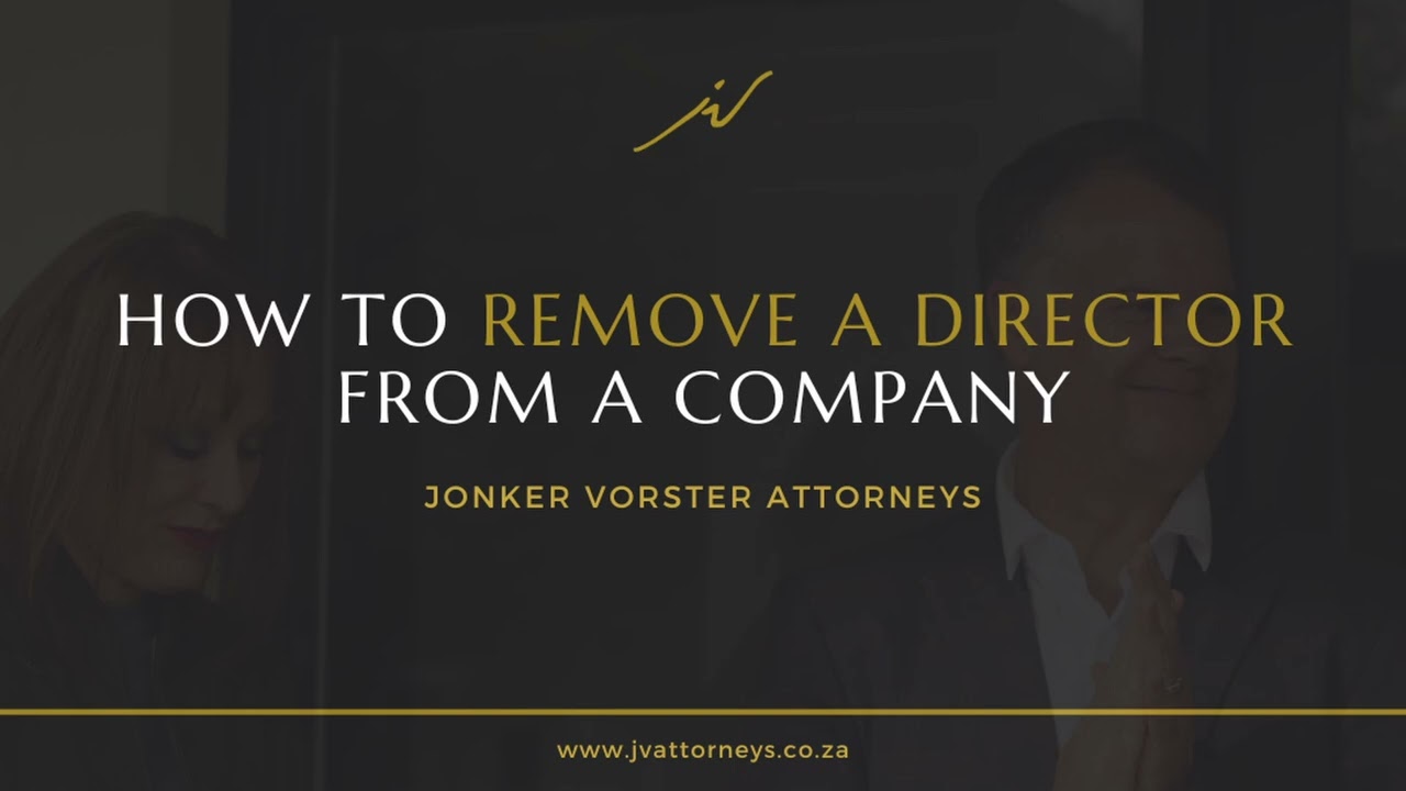 How to remove a director from a company in South Africa?