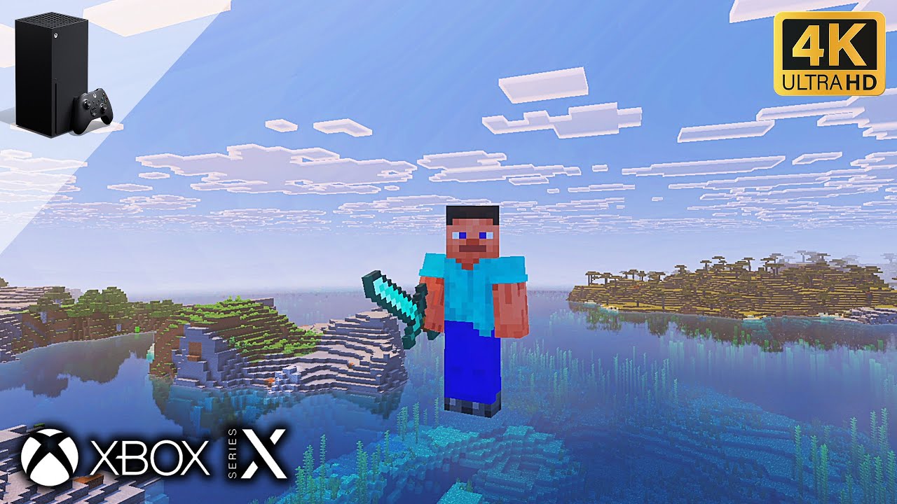 Minecraft Vibrant Visuals - Xbox Series X Gameplay 4K