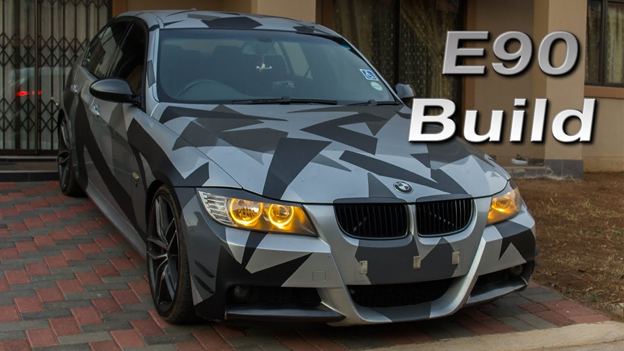 Building My BMW E90 320d in 10 minutes // Preshaan Briglall