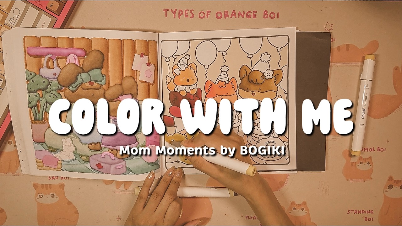 COLOR WITH ME | Mom Moments by BOGIKI