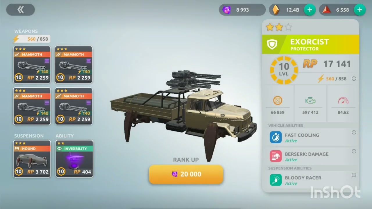 steel rage Experience a three-star Mammoth Weapon