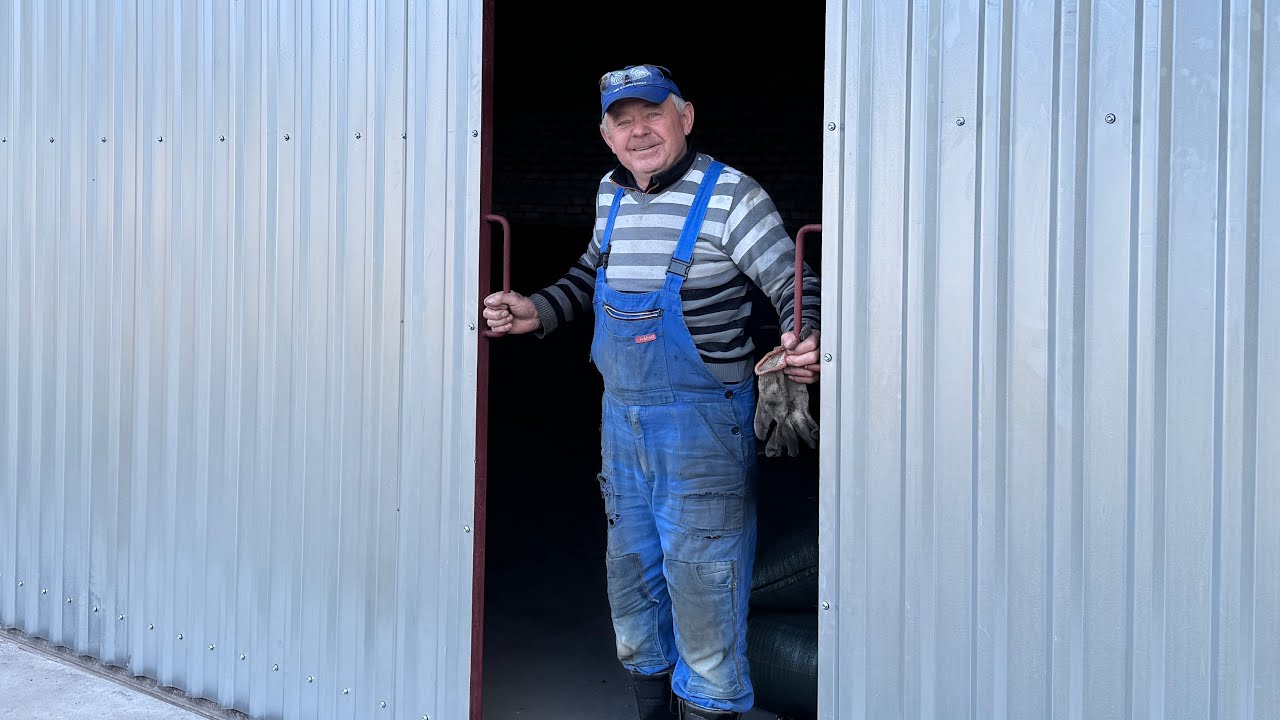Ворота на ангар своїми руками.