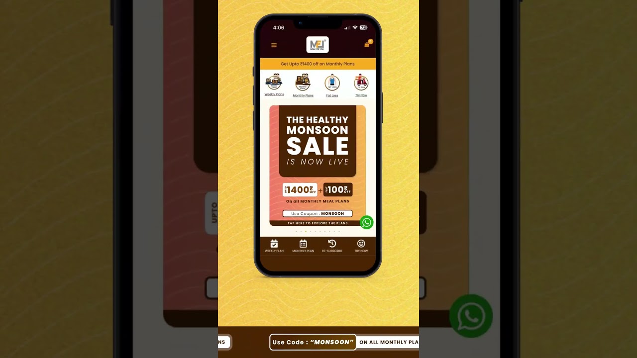 The Healthy Monsoon Sale - Meal For You