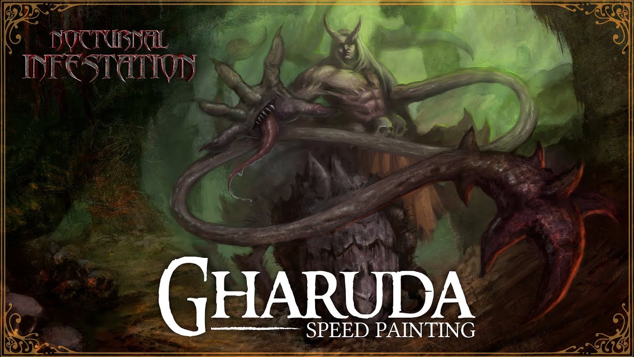 Gharuda - Nocturnal Infestation | Speed Painting