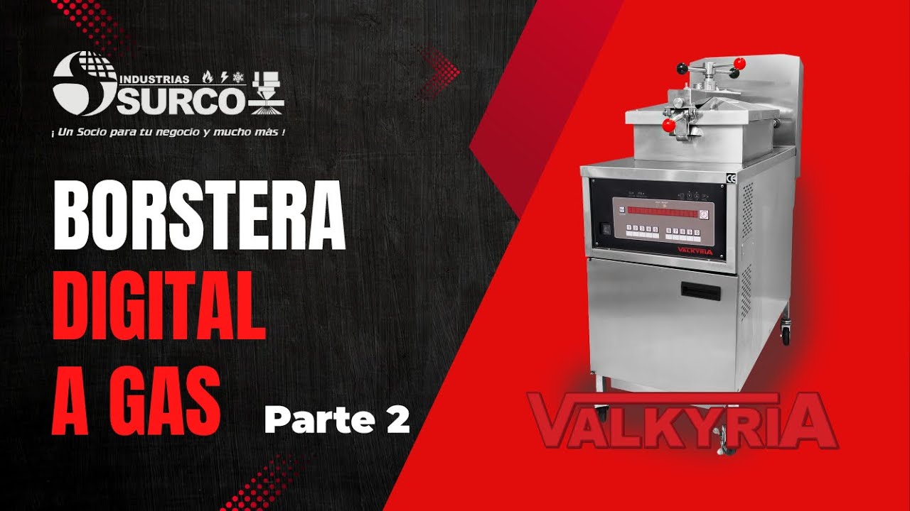 Freidora - Brostera Digital a Gas - Parte 2 - Industrias Surco
