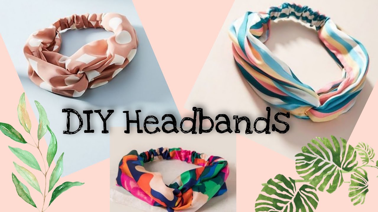 How to make a cross headband | DIY twisted headband | DIY | Hairband tutorial