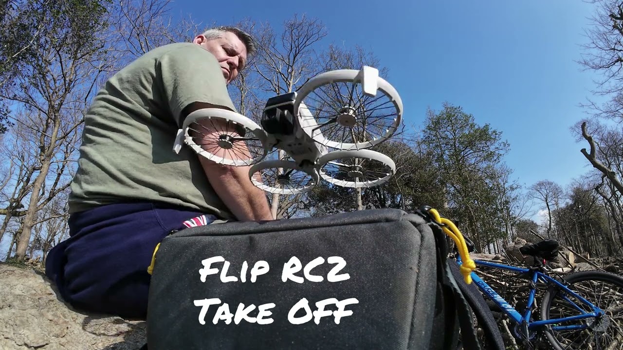 Flip Moves - First Flight DJI Flip  -| Follow Mode, RC2 Flight, Bike Follow #dronevideo #dji #vlog