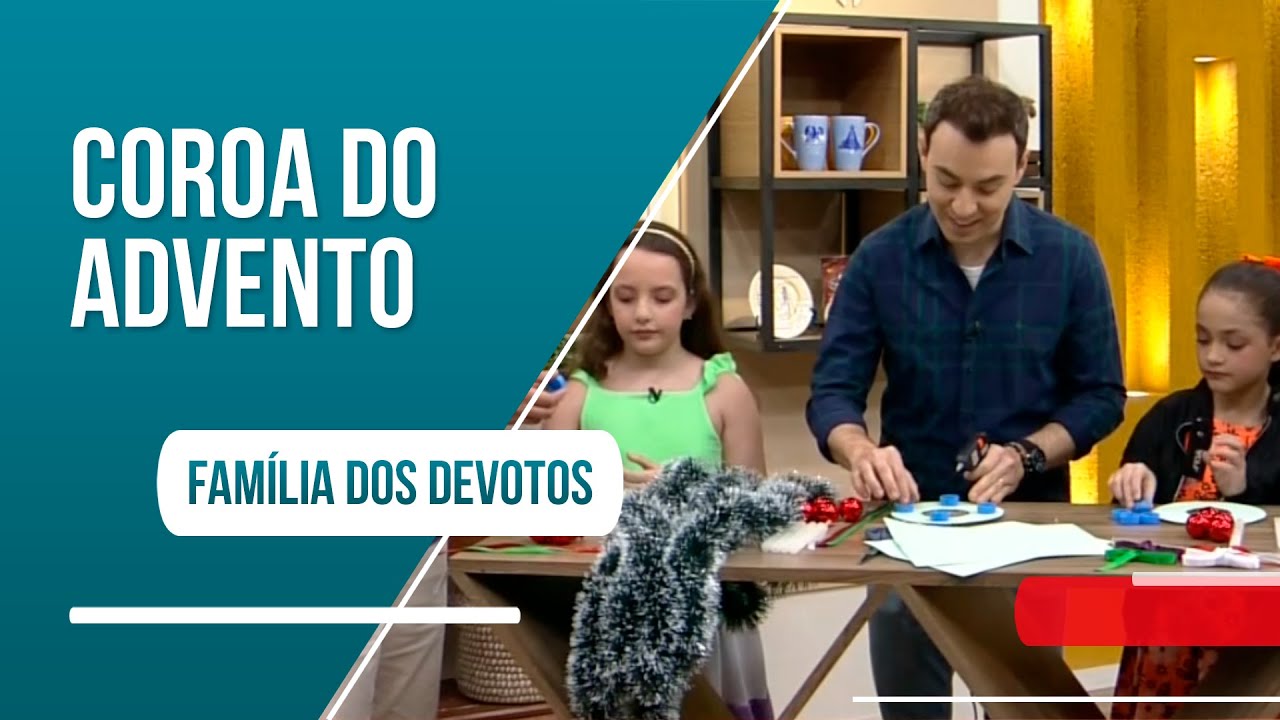 Aprenda como fazer um coroa do advento para as crianças