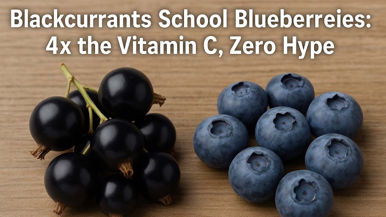 Blackcurrants School Blueberries: 4x the Vitamin C, Zero Hype