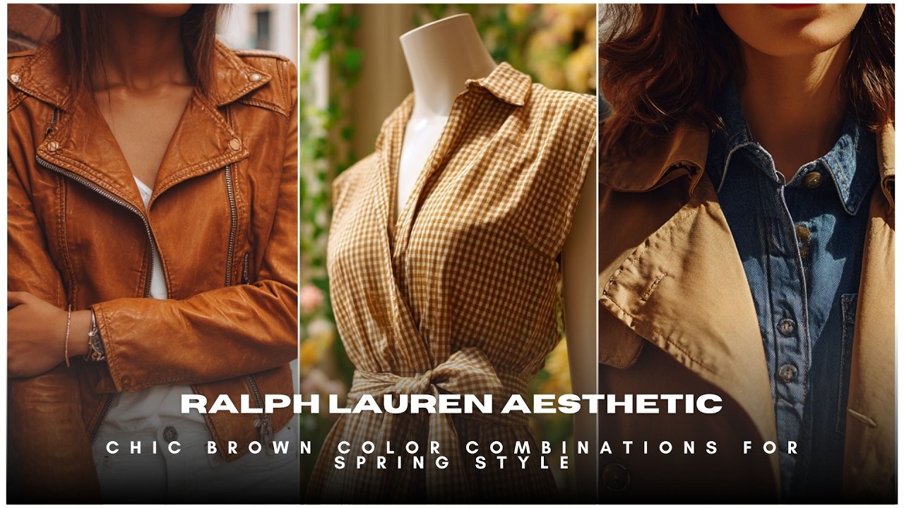 👒 Mastering the Ralph Lauren Aesthetic 🧥 Chic Brown Color Combinations for Spring Style