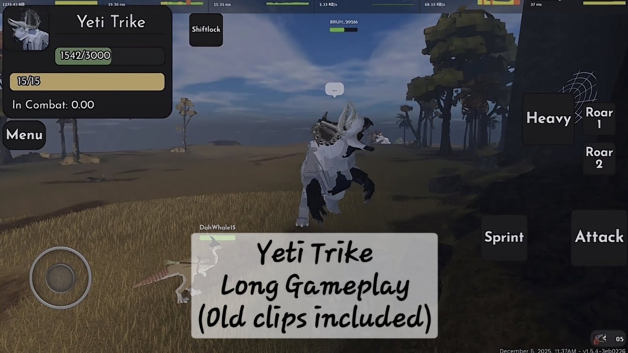 Yeti Trike Long Gameplay JURASSIC BLOCKY (OLD CLIPS INCLUDED)