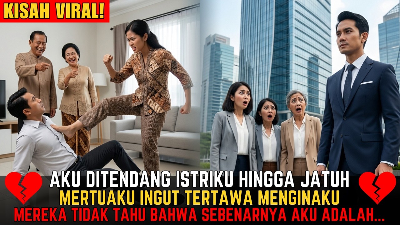 AKU DI TENDANG ISTRIKU DAN DITERTAWAKAN MERTUAKU! AKU HANYA DIAM, TAPI BESOKNYA MEREKA SEMUA SYOK!