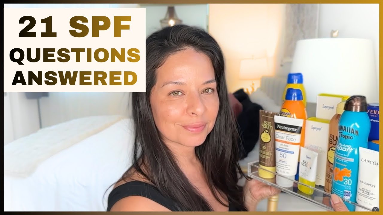 My Answers about☀️Sunscreen Important QUESTIONS & ANSWERS | 21 SPF FACTS