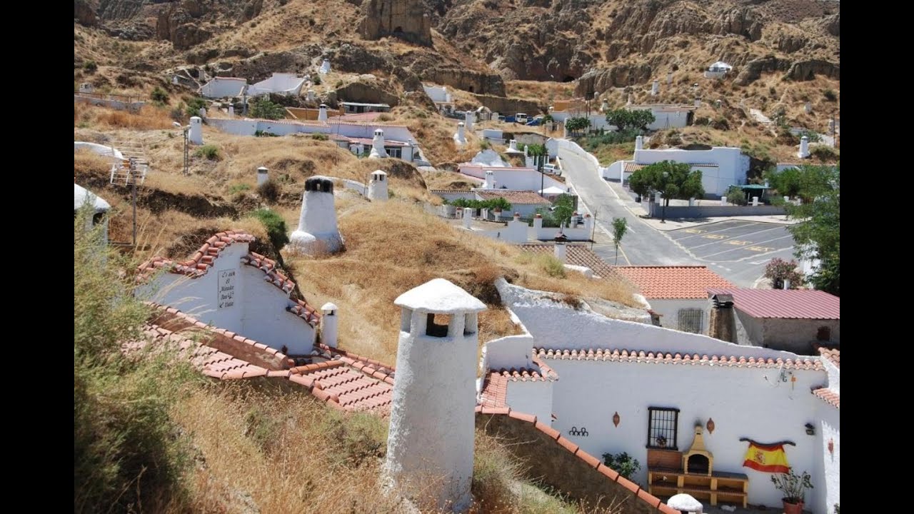 Die H&ouml;hlenwohnungen von Guadix in der Provinz Granada