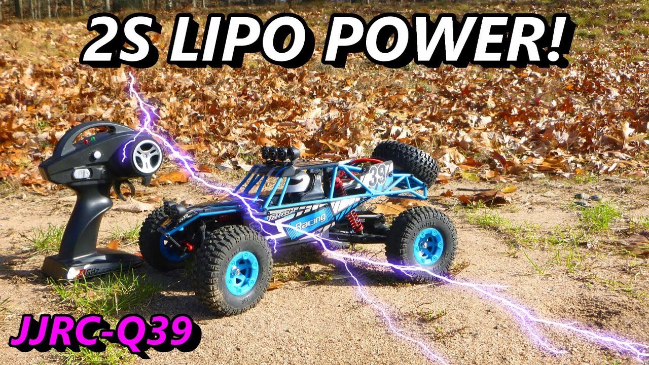 JJRC Q39 RC 4 WD BUGGY 2S LIPO TEST