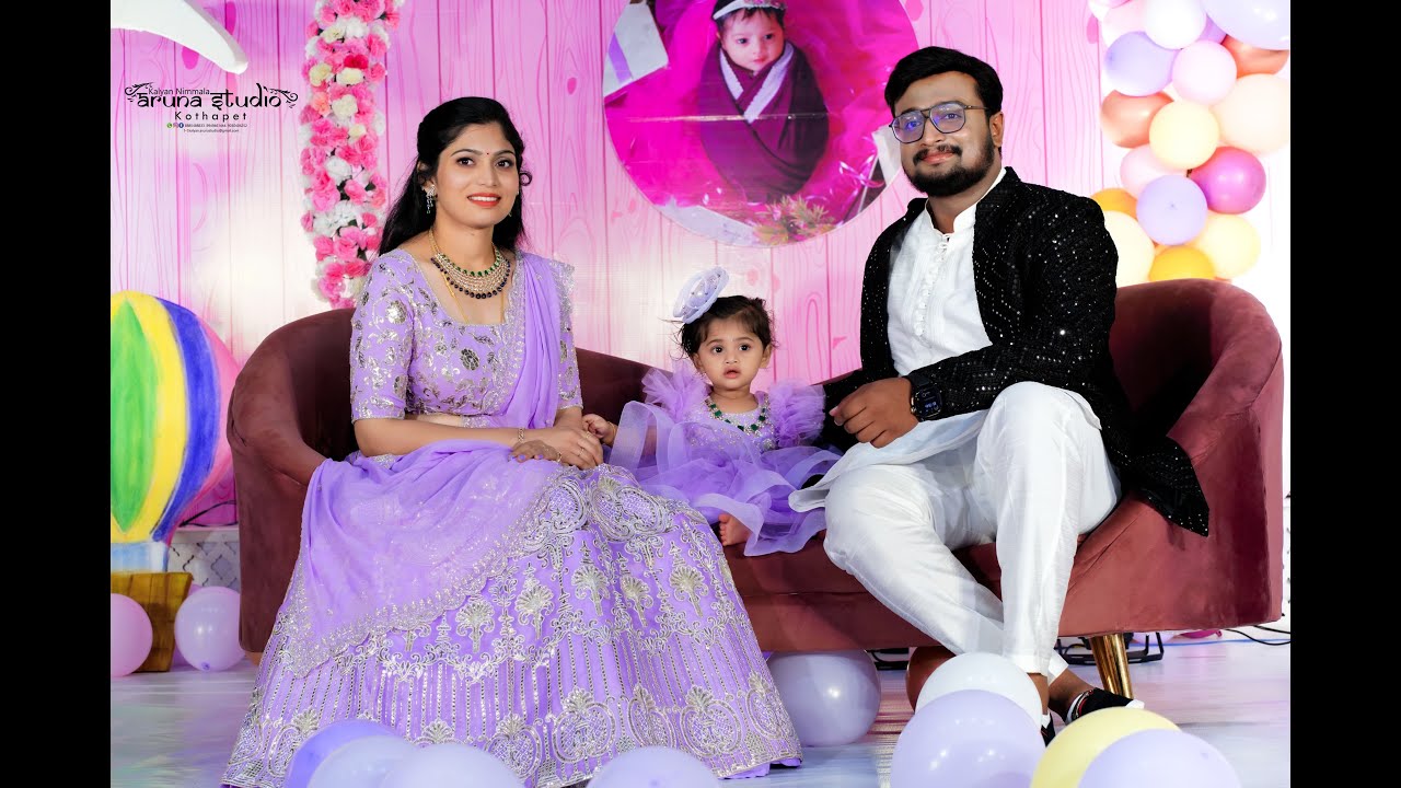#1st Birthday Teaser 2025 | Janhvi reddy 1st Birthday #firstbirthday littleheartphotographyy 2024