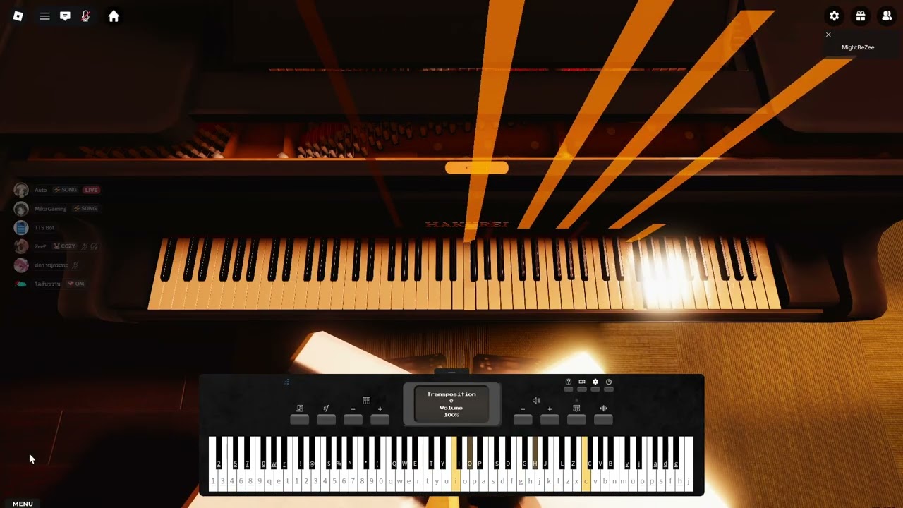 Mili - Fly, My Wings simple roblox piano
