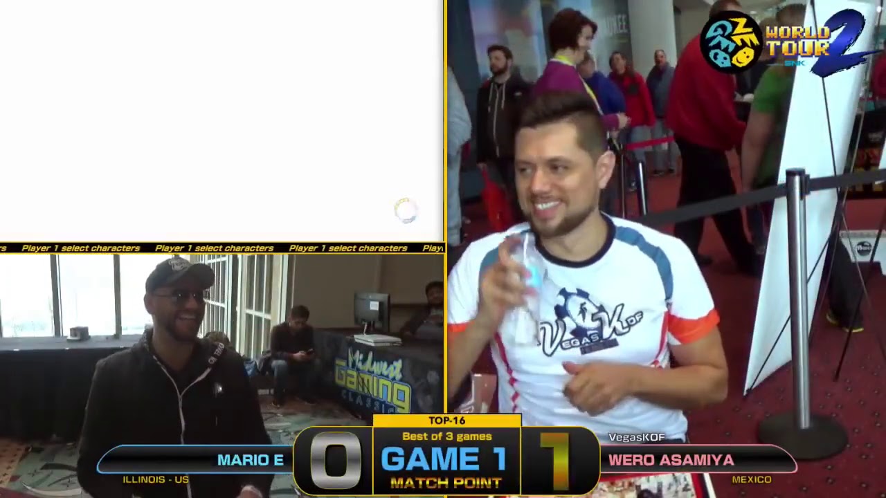 Wero Asamiya vs Mario E - KOF XIV Neo Geo World Tour Season 2 Milwaukee Stop TOP-16