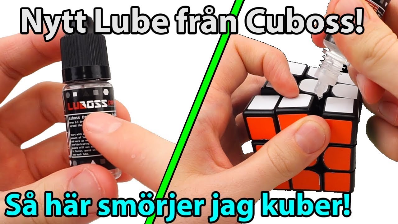 Nytt Lube från Cuboss & Hur man smörjer kuber!