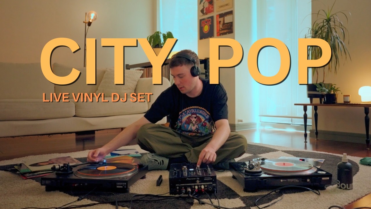 Japanese City Pop & Jazz Funk, 70s & 80s, Live Vinyl DJ Set