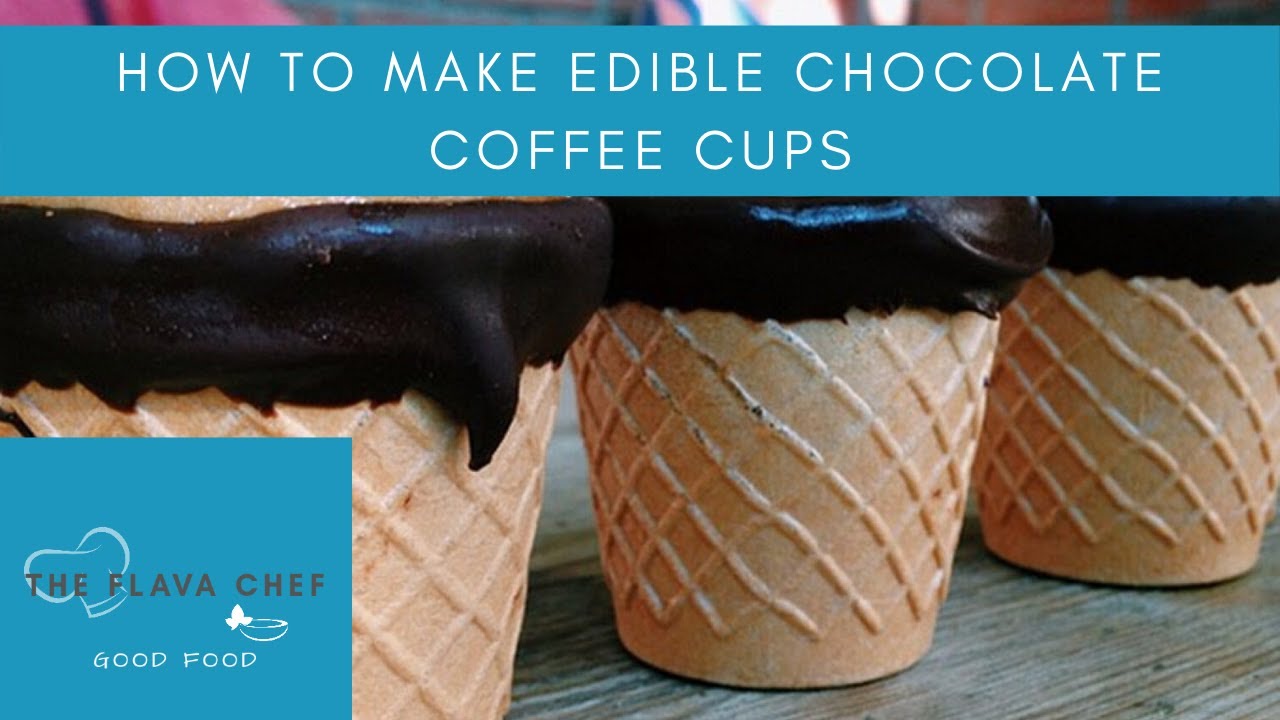 HOW TO MAKE EDIBLE COFFEE CUPS