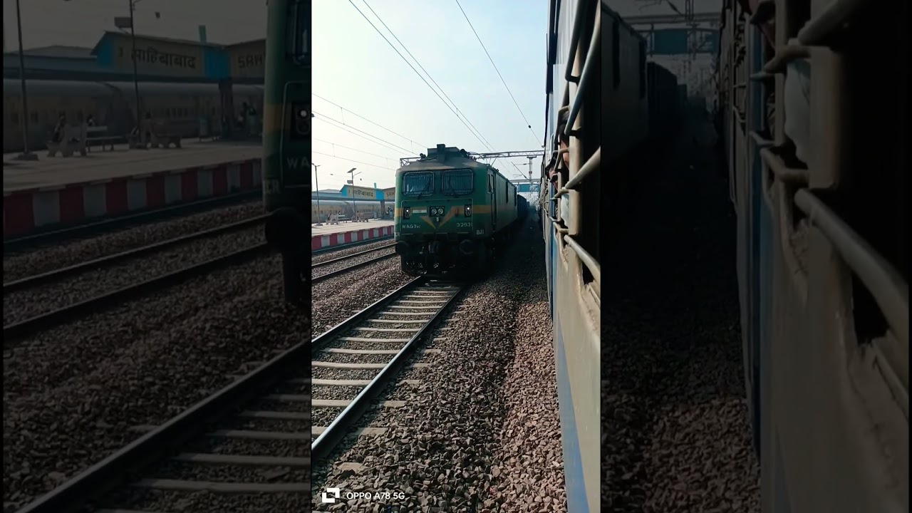 WAG 9 HC load Good train Sikp local train 