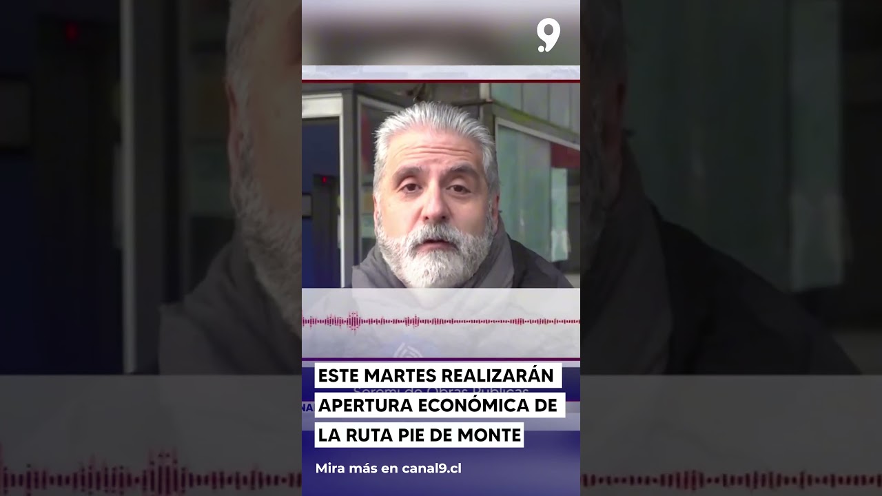 Este martes realizarán apertura económica de la Ruta Pie de Monte