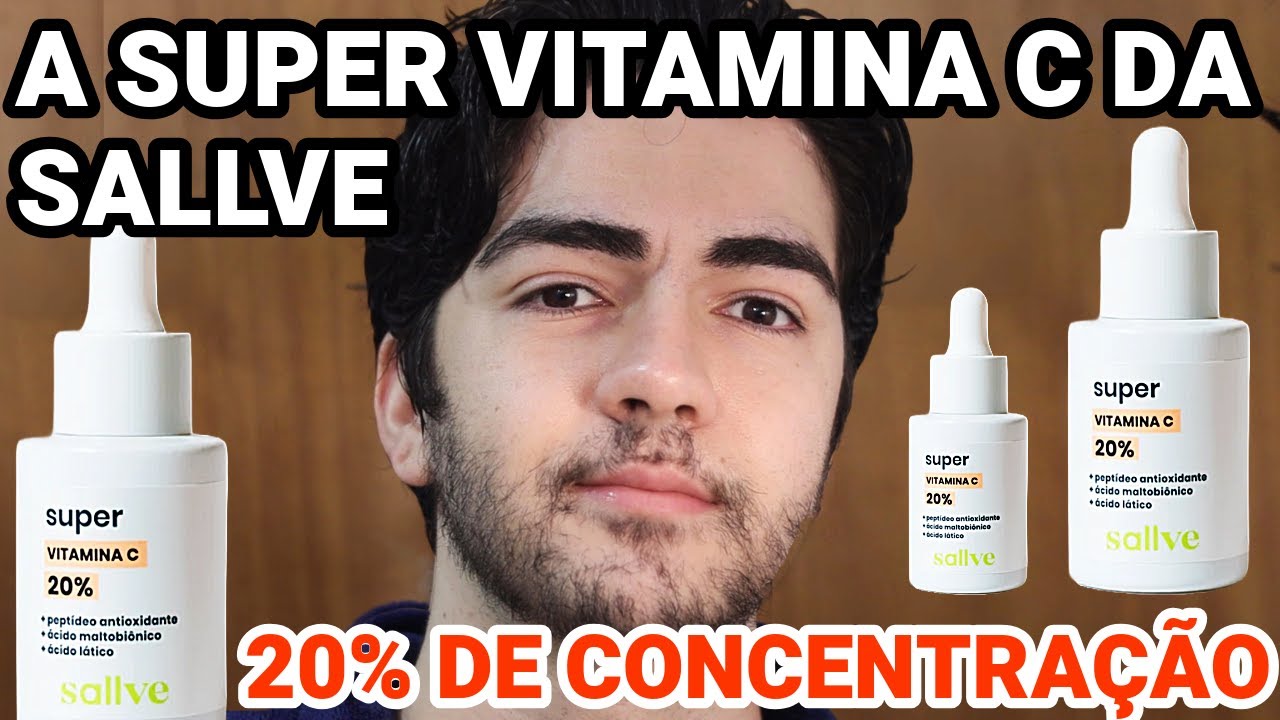 SUPER VITAMINA C 20% DA SALLVE! COMO USAR?