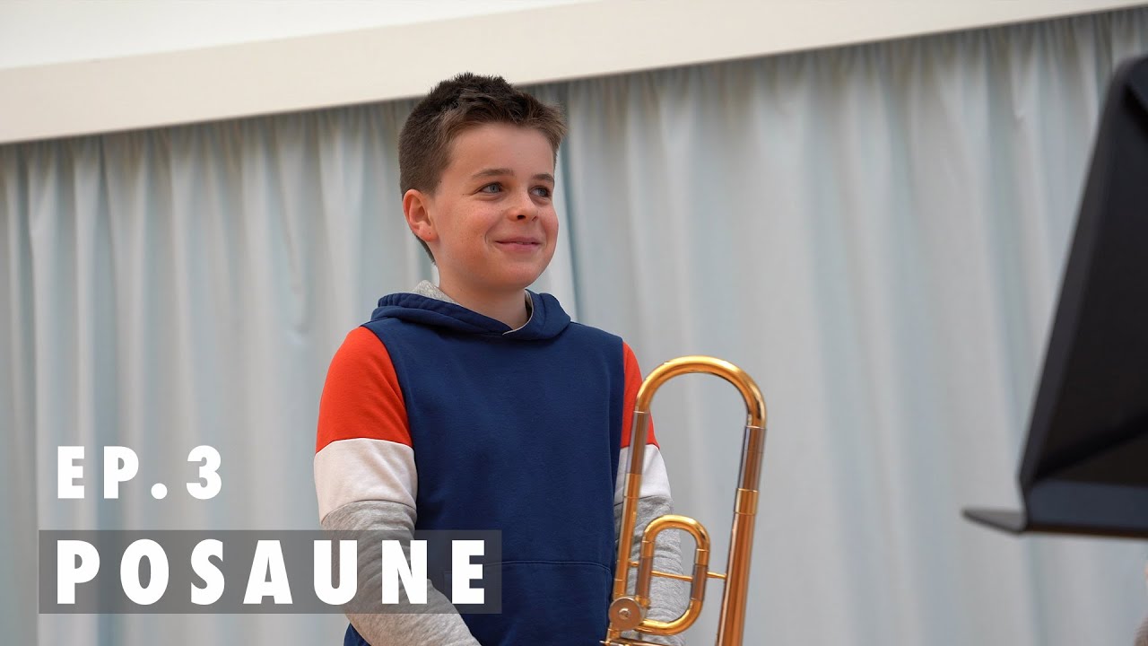 Violinchen zu Besuch in der LMS Andorf - Die Posaune