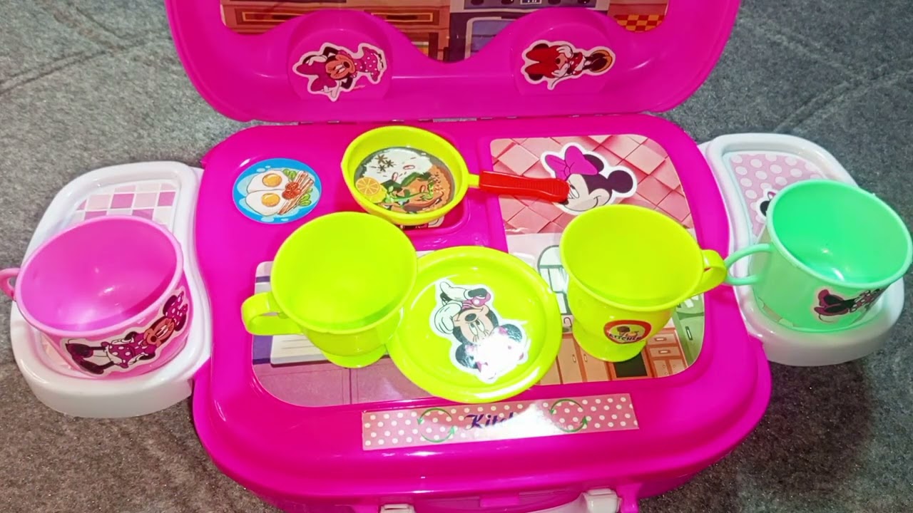 9:34 Minutes Ultimate Cooking Toys ASMR, Unboxing Minnie Mouse Kitchen Cooking Set | Review Toys