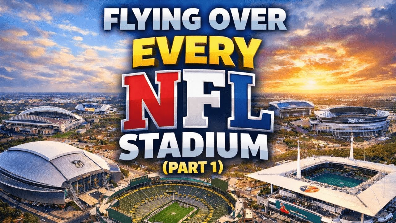 Flying Over Every NFL Stadium (Part 1)