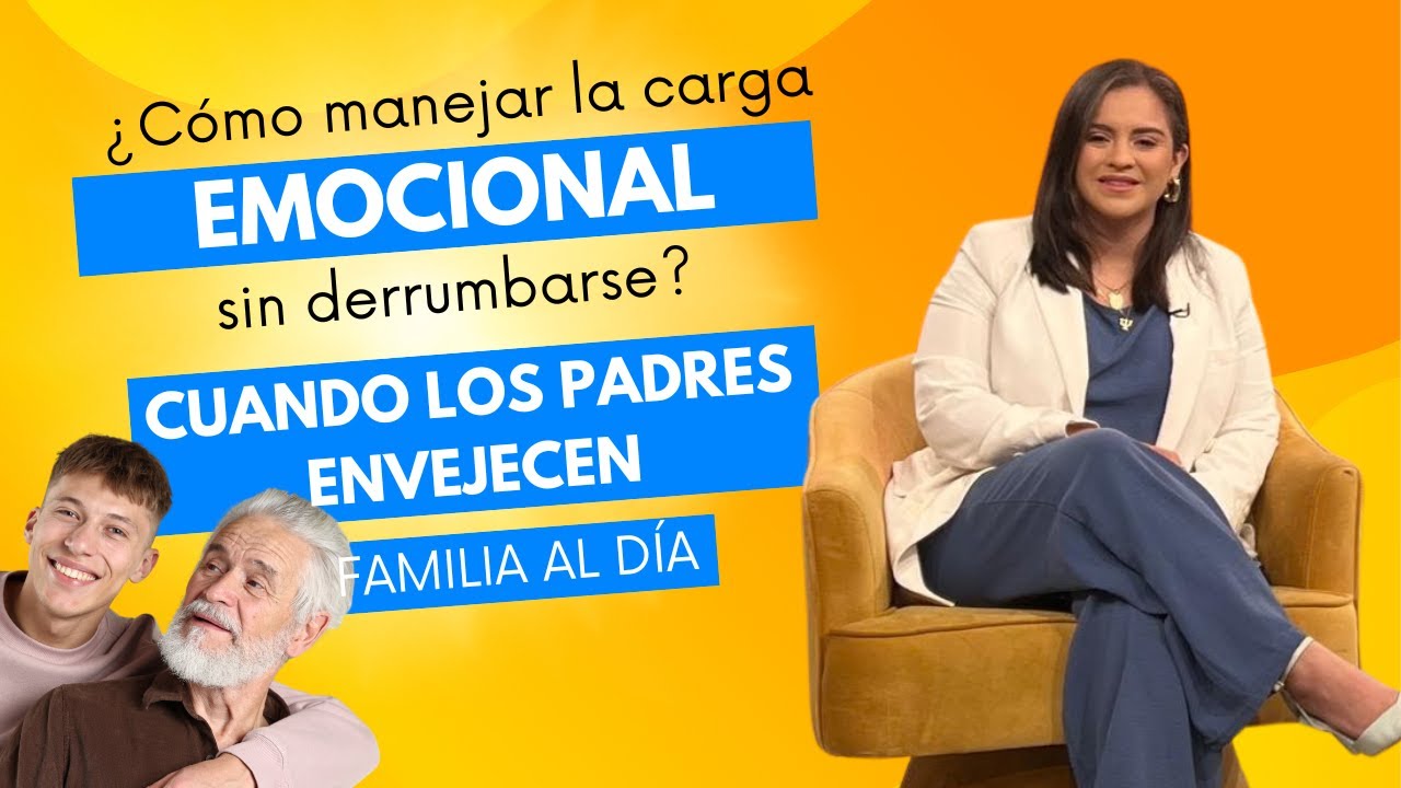 Cuando los padres envejecen: Cómo manejar la carga emocional sin derrumbarse ❤️🩹