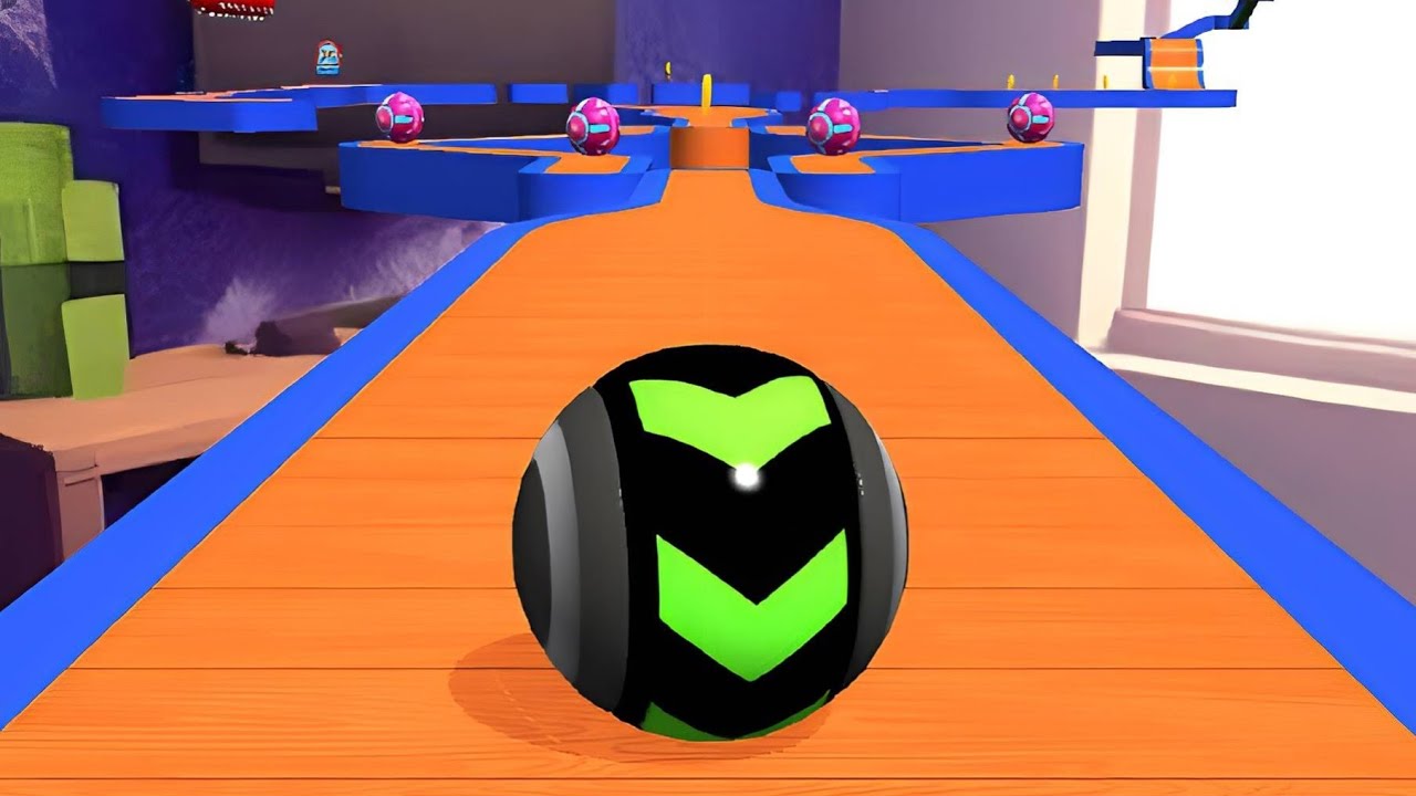 Sky Rolling Ball 3D Gameplay Speedrun Max All Levels 280