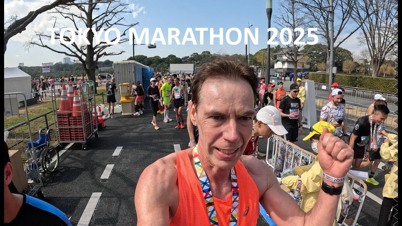 Tokyo Marathon 2025 with a GoPro – chasing PB – you are never too old for this!