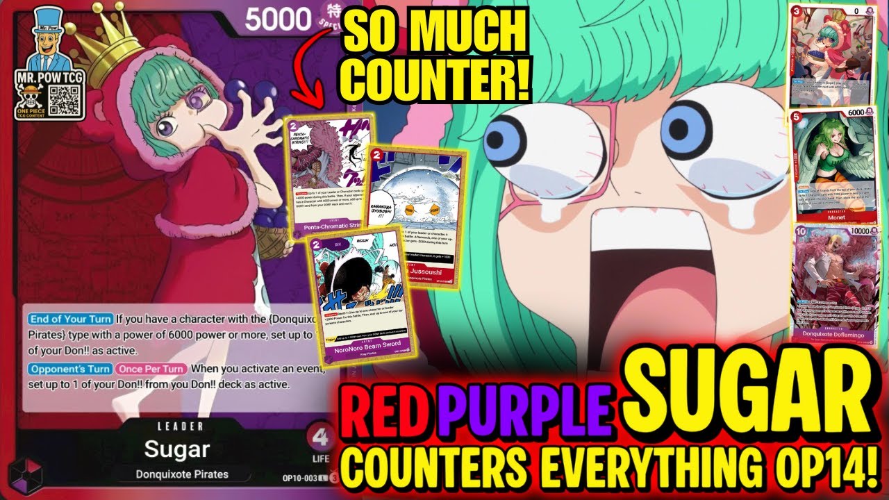 Red Purple Sugar имеет СЛИШКОМ МНОГО КОНТР-ЭЛЕМЕНТОВ... (Профиль колоды EB03/OP14)