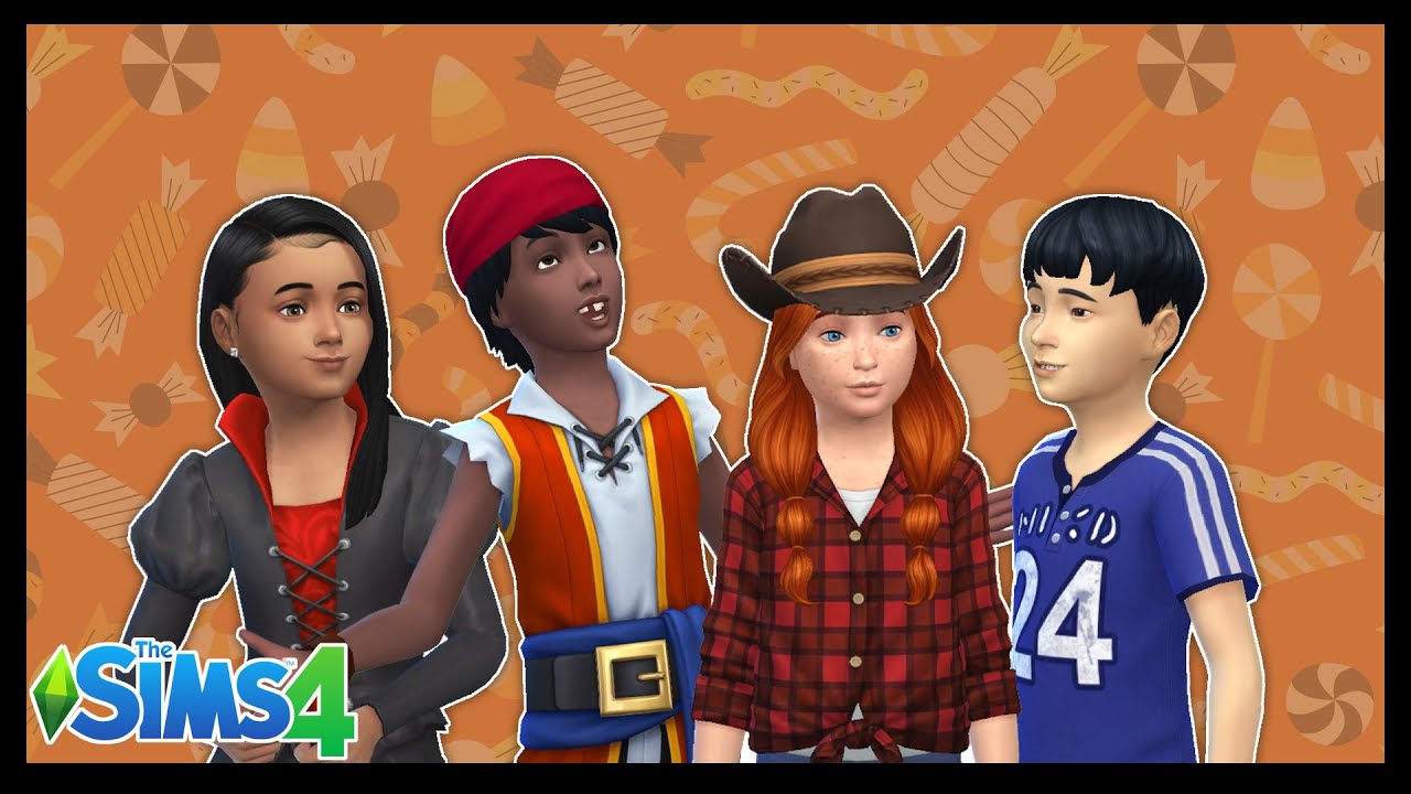 Trick-or-Treaters! 🍬 The Sims 4: CAS