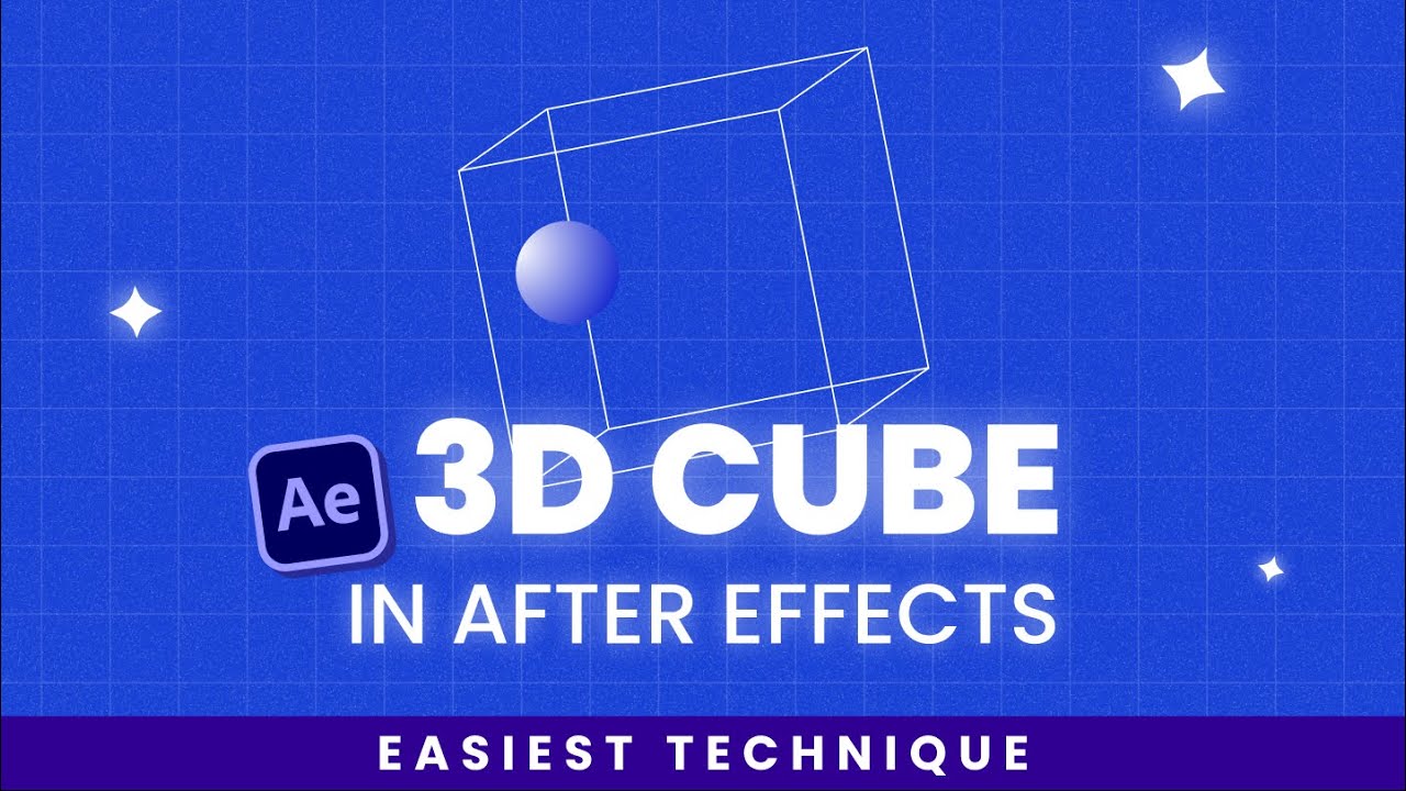 3D Cube in After Effects - Super Easy Technique!