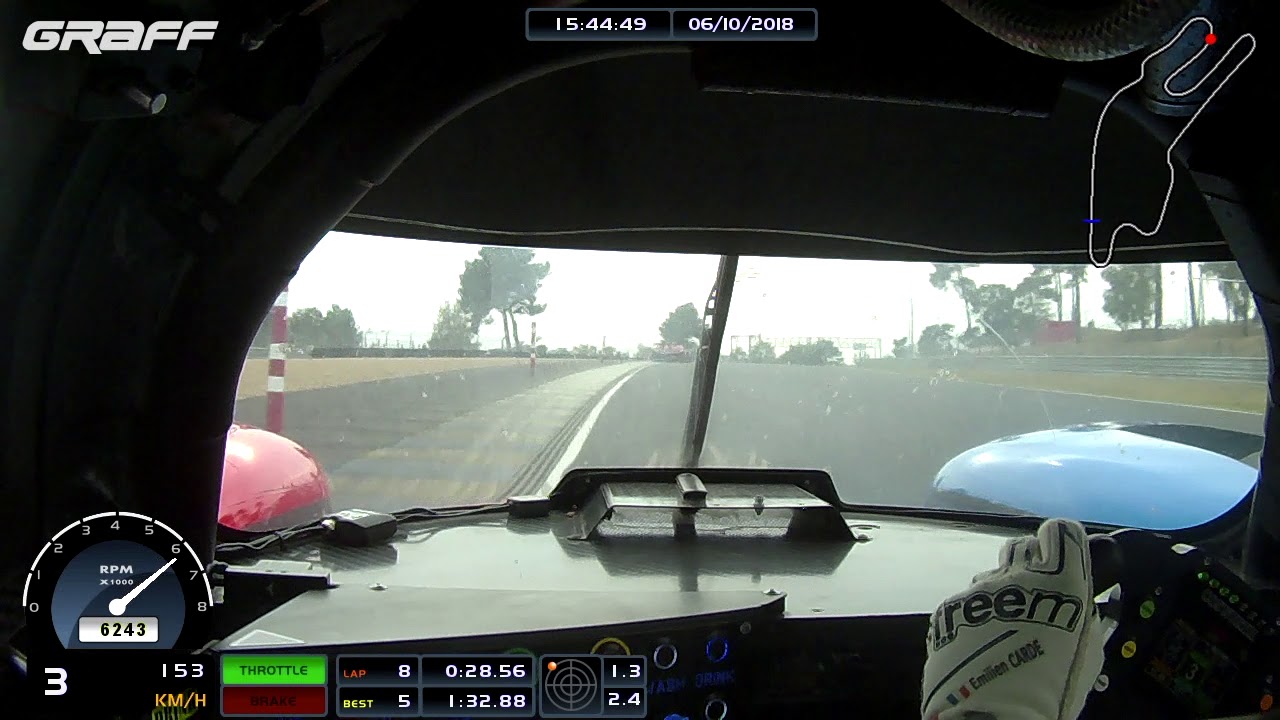 Onboard LMP3 Le Mans Bugatti