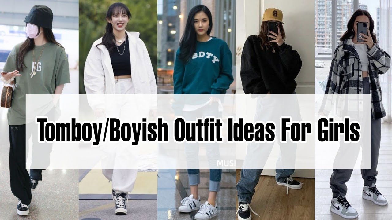 Korean Tomboy/Boyish Outfit Ideas 2025| Boyish Outfit Ideas | Korean Outfit Idea For Teenagers |