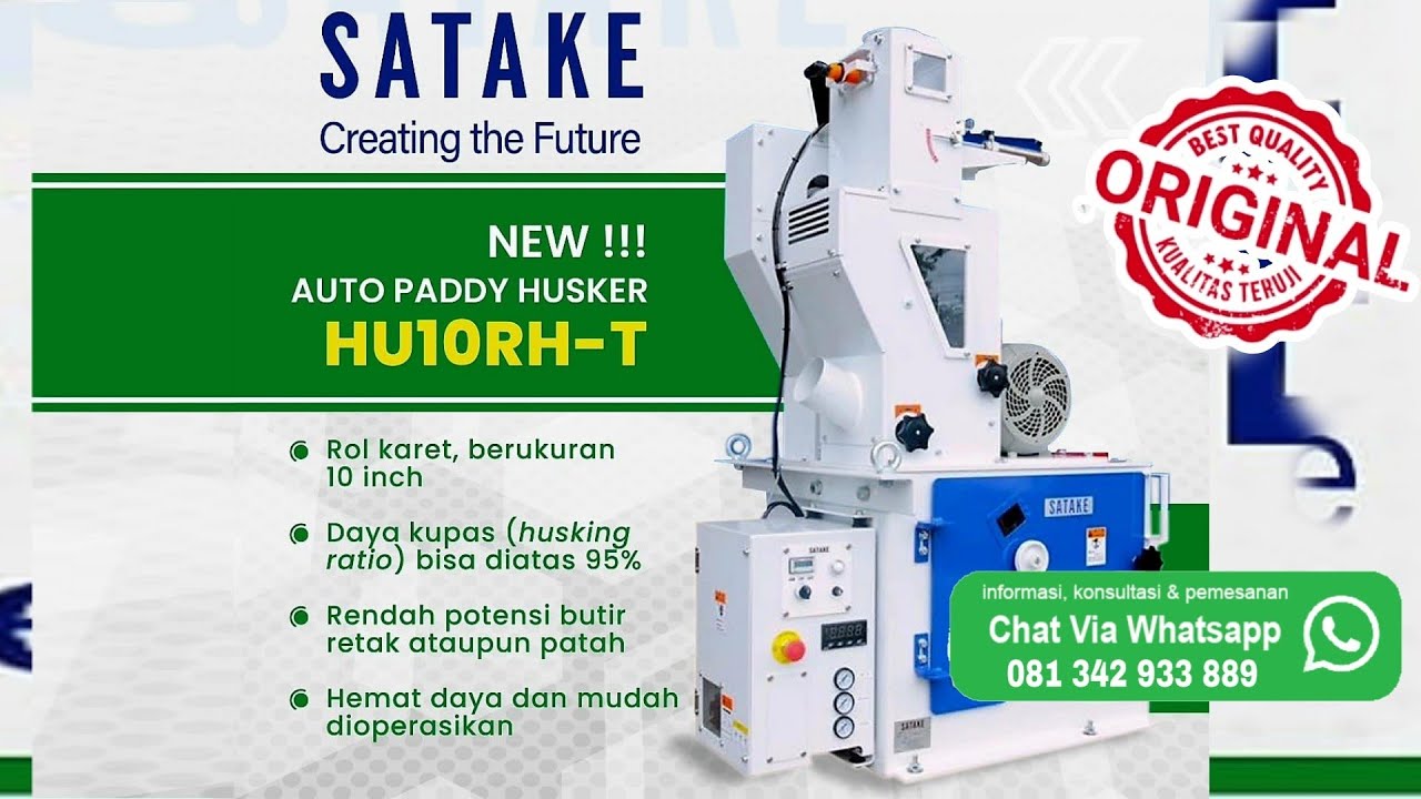 SATAKE ~ PECAH KULIT ‼️ AUTO PADDY HUSKER  HU10RH-T
