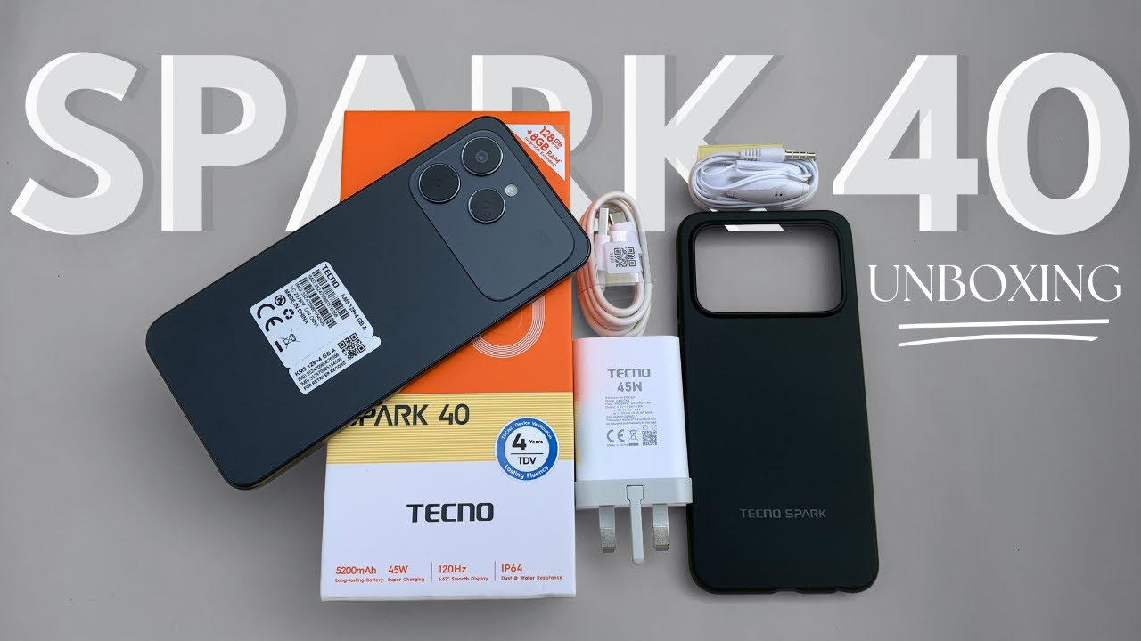 Tecno Spark 40 Unboxing: FREE CALLS & 50MP Camera Test🔥
