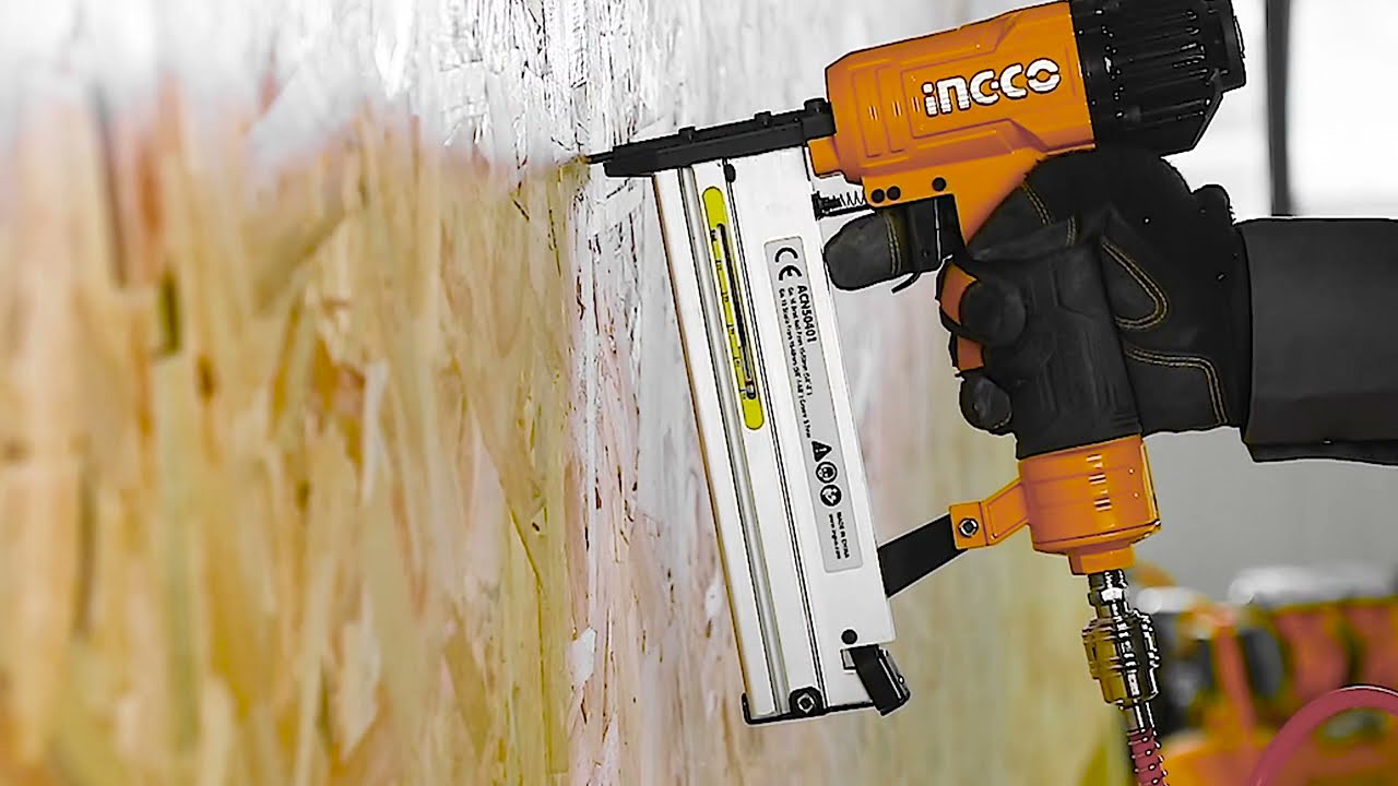 Ingco 2 In 1 Air Combo Brad & Crown Nailer ACN50401