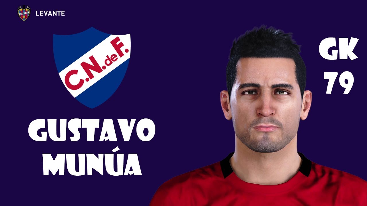 Gustavo Mun&uacute;a eFootball PES Face Build Stats