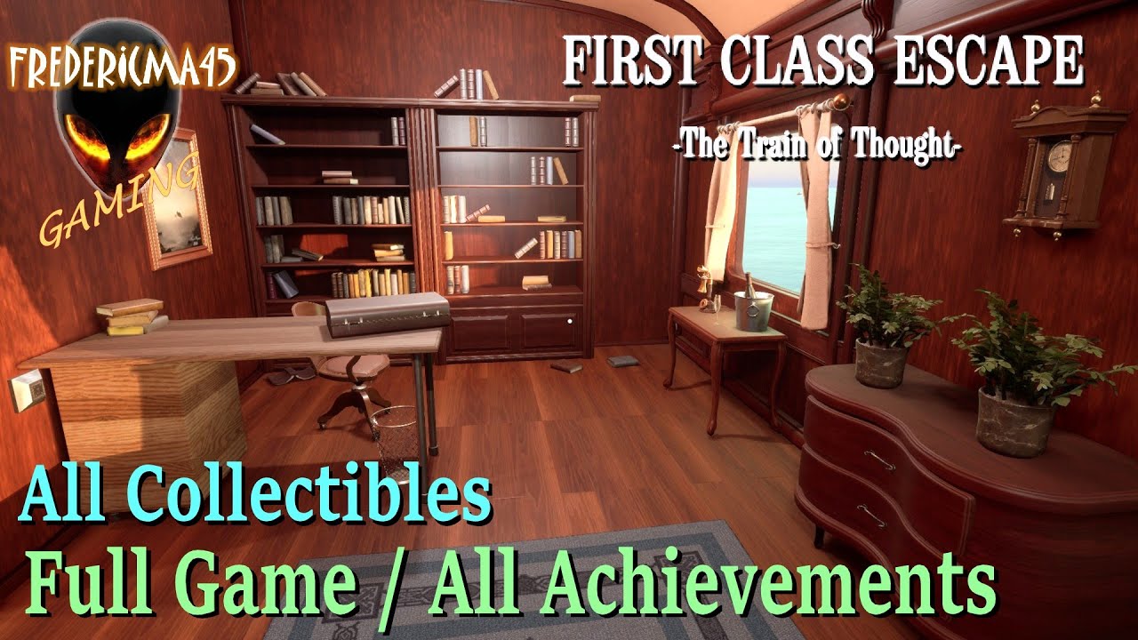 First Class Escape: The Train of Thought FULL GAME Walkthrough / ALL ACHIEVEMENTS - All Collectibles
