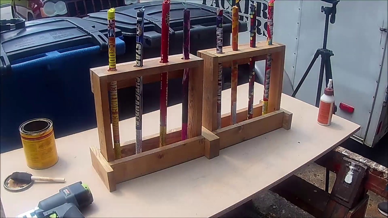 Roman Candle Racks- 4PC Standard