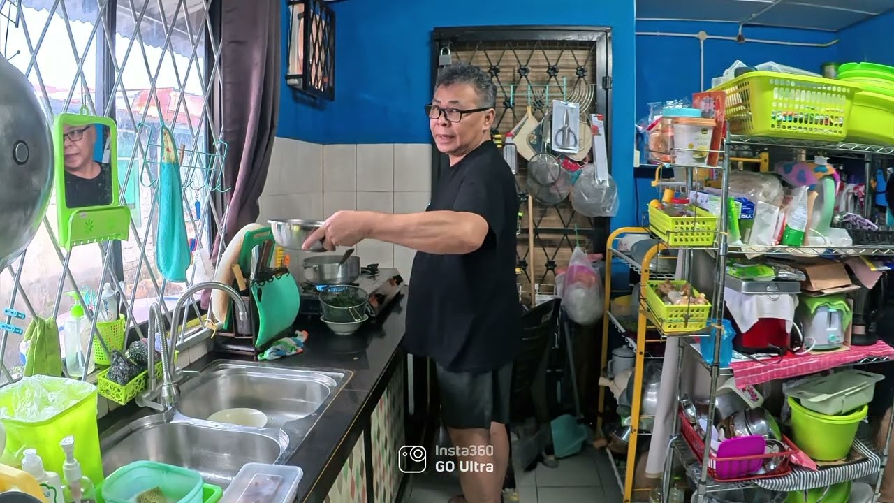 Masak ayam campur daun jabang/ubi/empasa🫰
