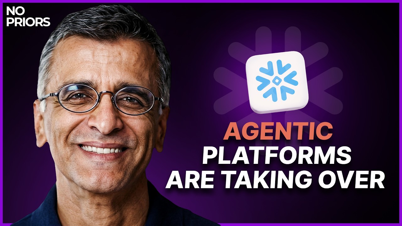 No Priors Ep. 139 | With Snowflake CEO Sridhar Ramaswamy