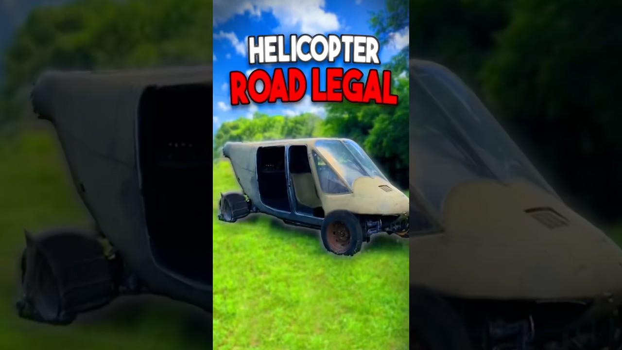 Turning a Helicopter into a CAR 🤯