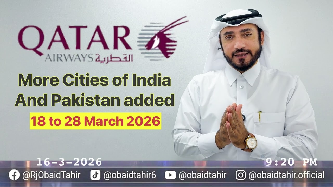 Updated schedule of Qatar Airways includes more Asian cities. #qatar