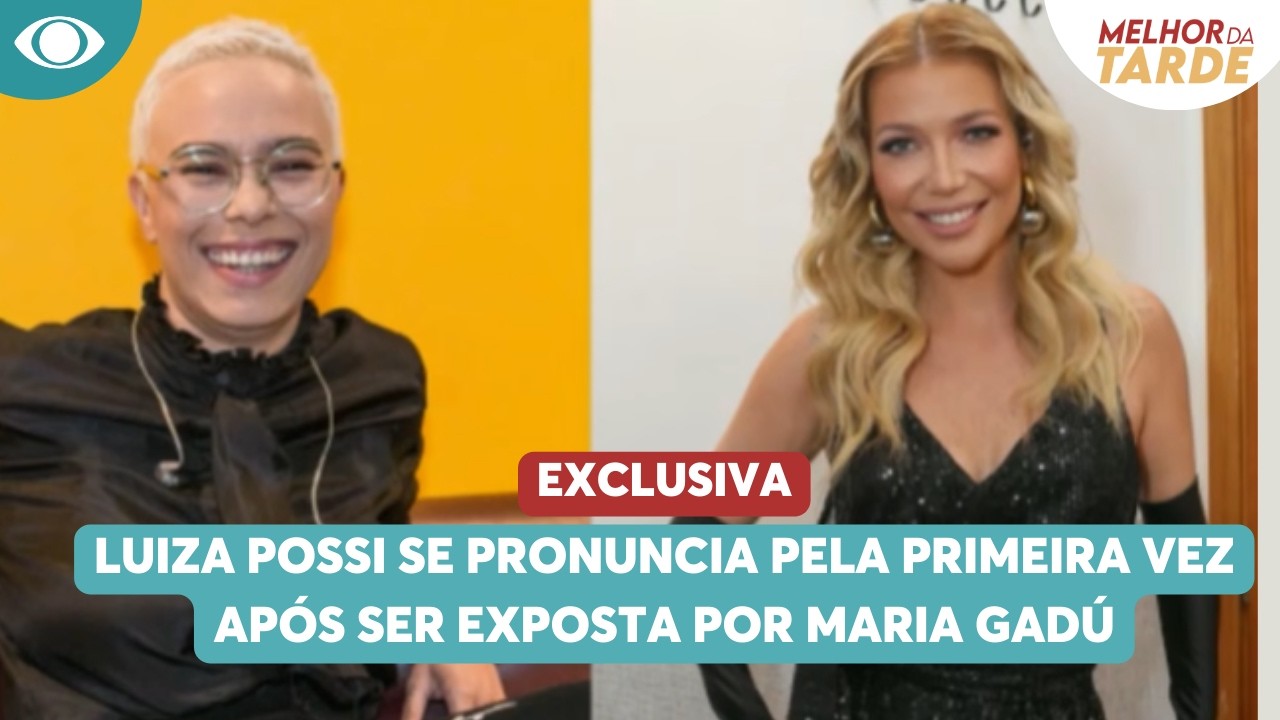 Luiza Possi se pronuncia pela primeira vez após ser exposta por Maria Gadú | Melhor da Tarde